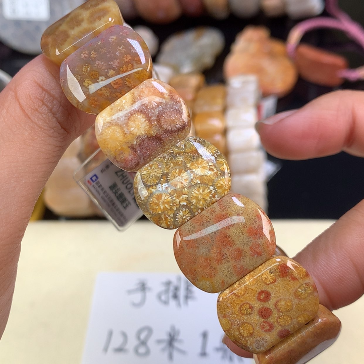 【闪购商品】颈饰未镶嵌硅化珊瑚（珊瑚玉）32号彩