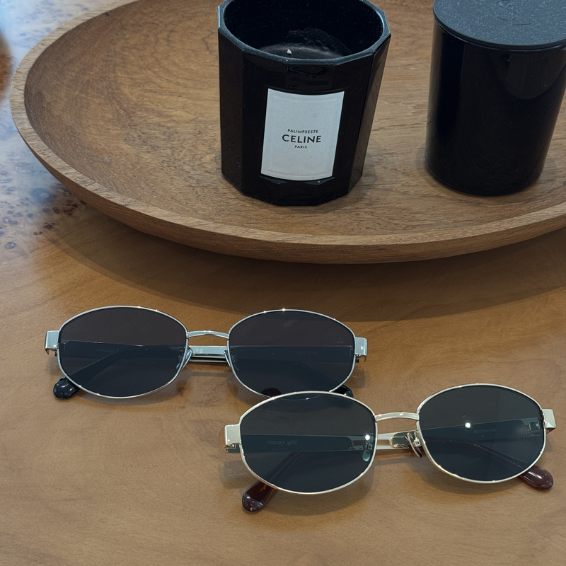 【rarer rarer】25春季两色金属椭圆复古眼镜 2506015