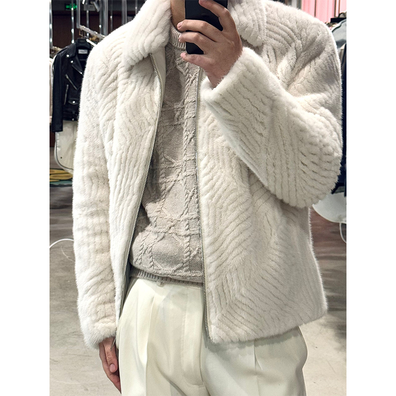 (高定)198000HKD“SVIP私享会 特别款丹麦原色小公貂”手工水貂皮草