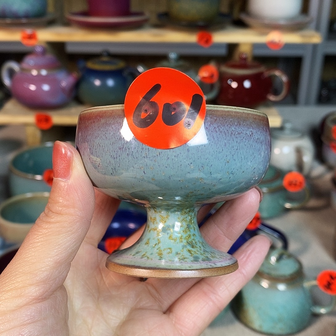 神后钧瓷手工。茶器