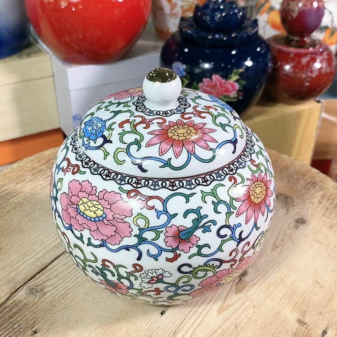 【闪购商品】瓷片陶瓷茶叶罐密封罐