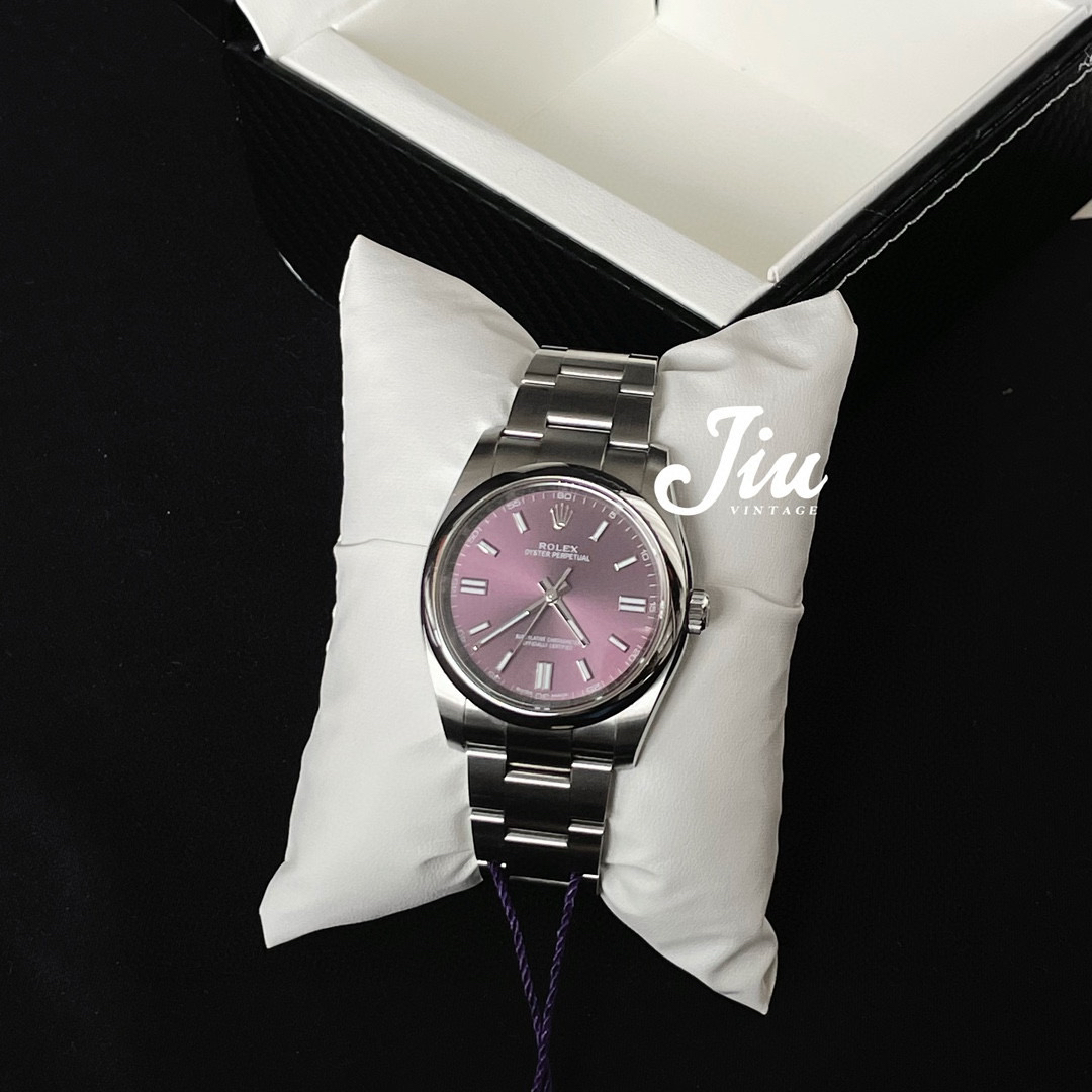 99新 Rolex/劳力士 劳力士蚝式恒动116000紫盘36mm腕表 JM11-0502