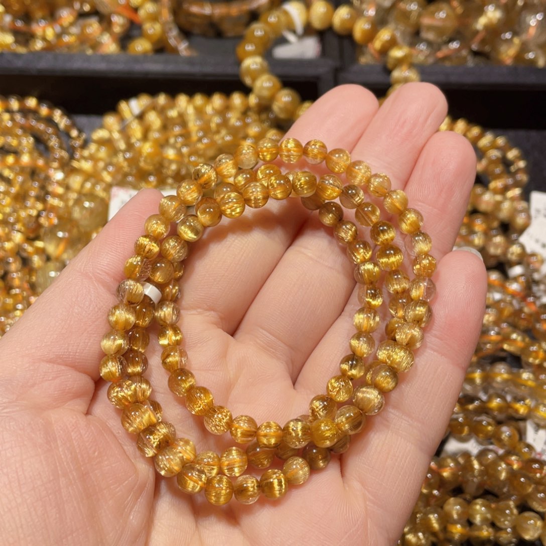 水晶手链未镶嵌天然水晶手链