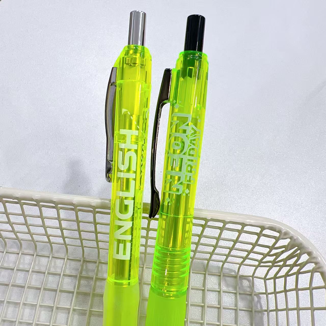 【黑墨/2支】L06荧光绿杆,霓虹星期五+巅峰时刻..掉封蜡不售后