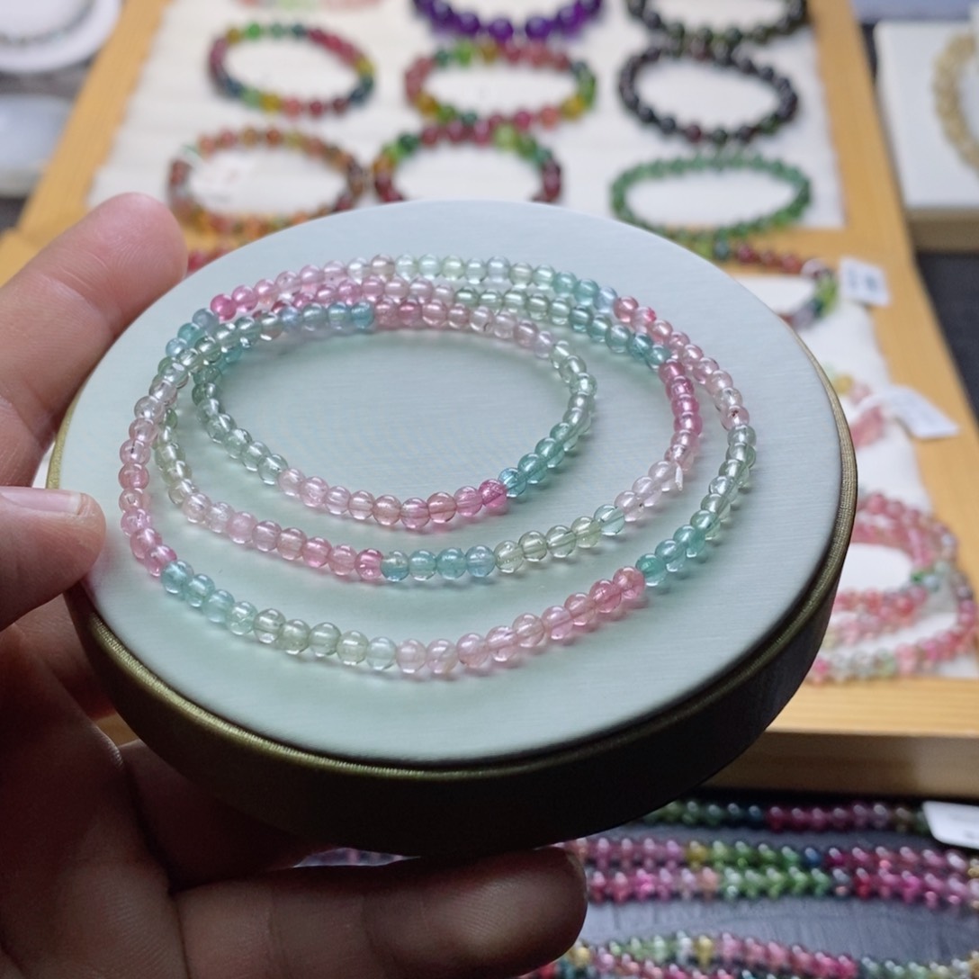 碧玺碧玺手链未镶嵌