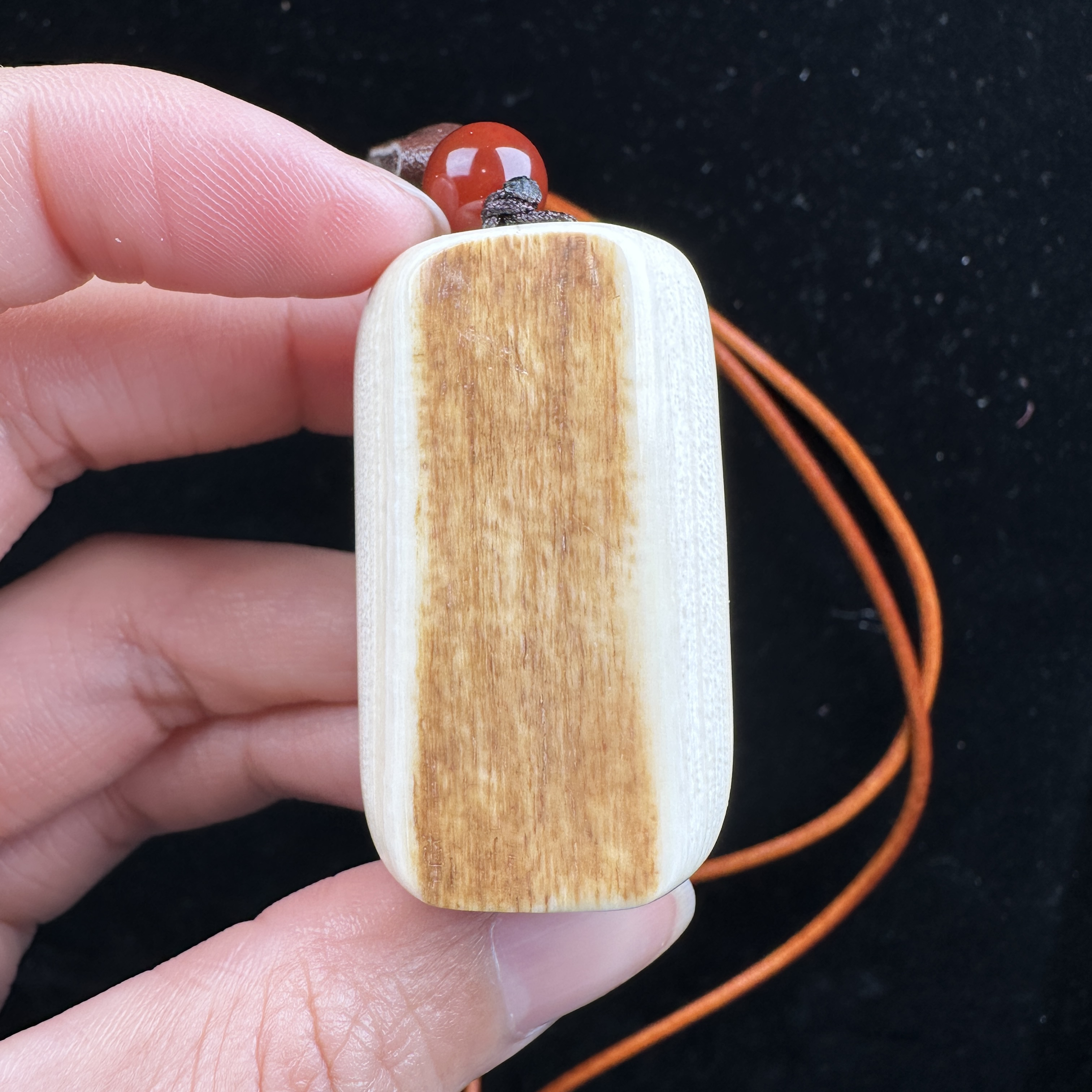 P4102天然猛犸牙 肥皂 无事牌 24*41*22mm支持鉴定 假一罚四