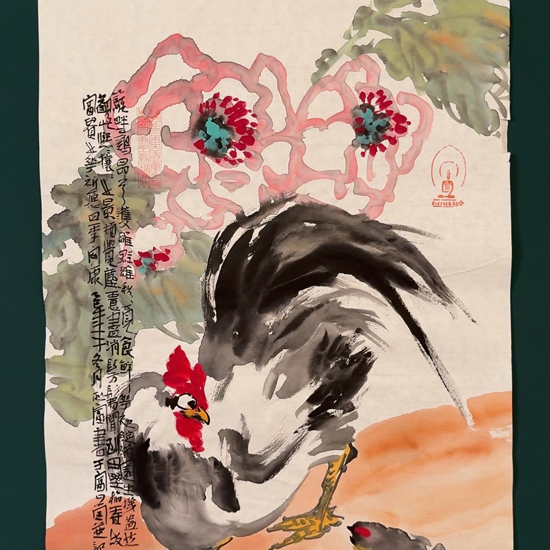 国画邹联富老师的作品