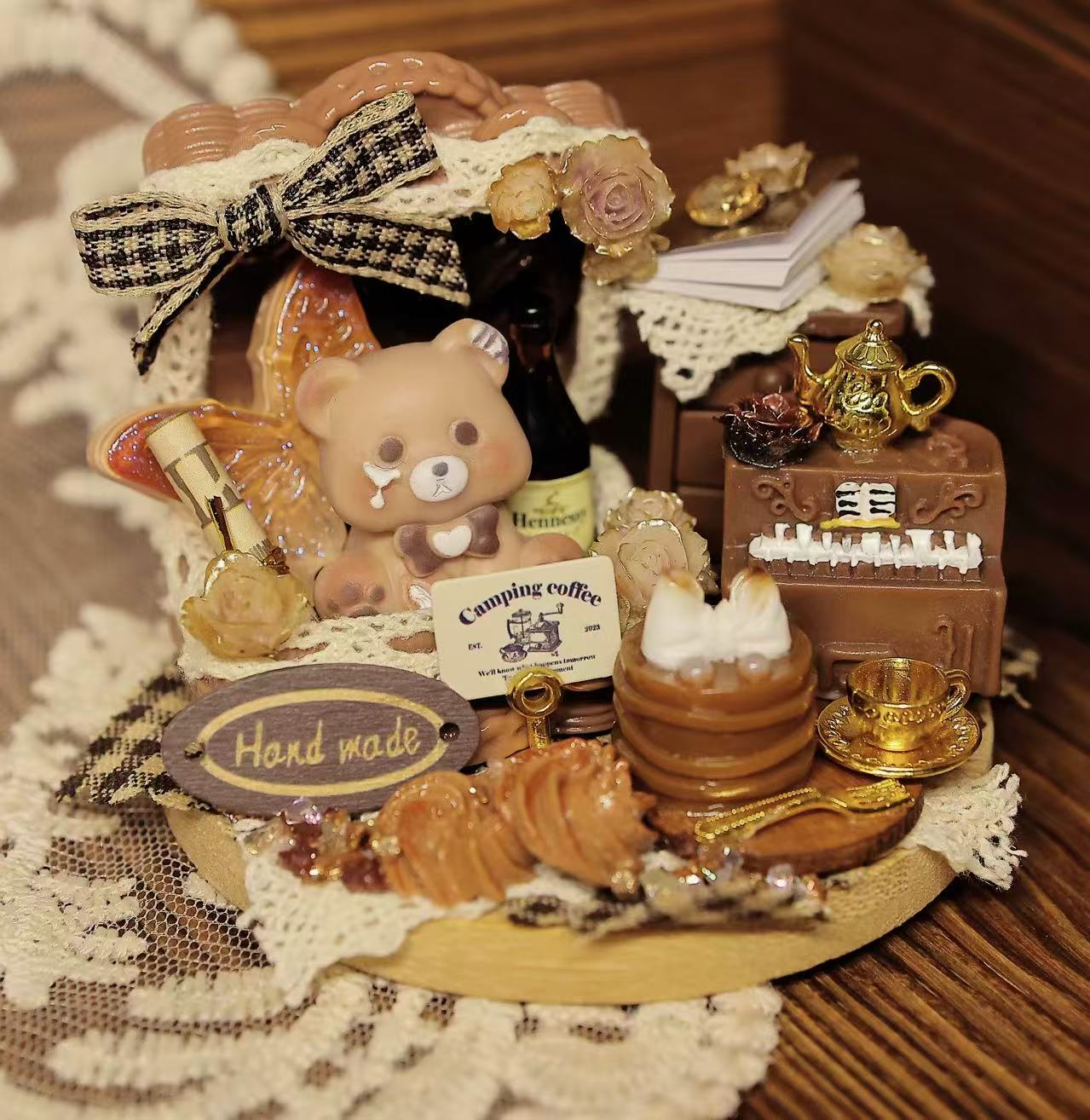 【黑羊市集—落泪莉莉丝】哥特风高品树脂配件/DIY饰品/食玩/装饰物