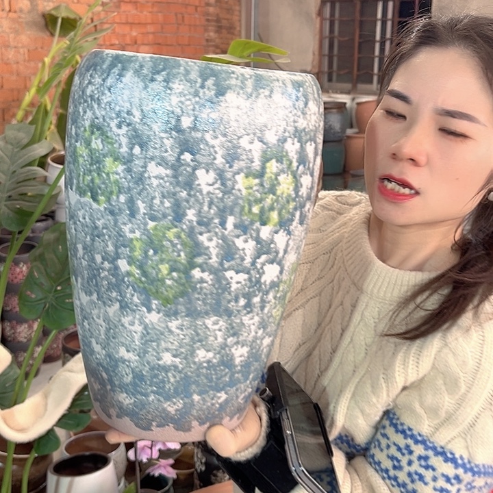 正品口20高33花盆……