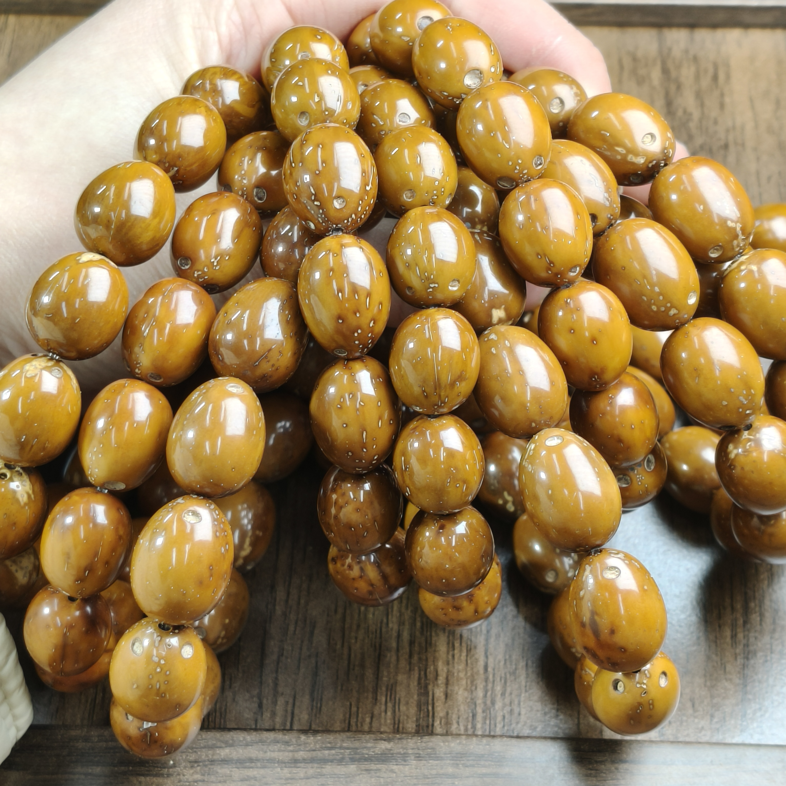 A79 紫金鼠枣珠单圈手串（多样性发其一）