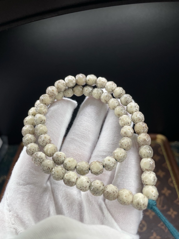 懿缘 S级金款8改手持款无相玉化一物一图高端星月菩提手串