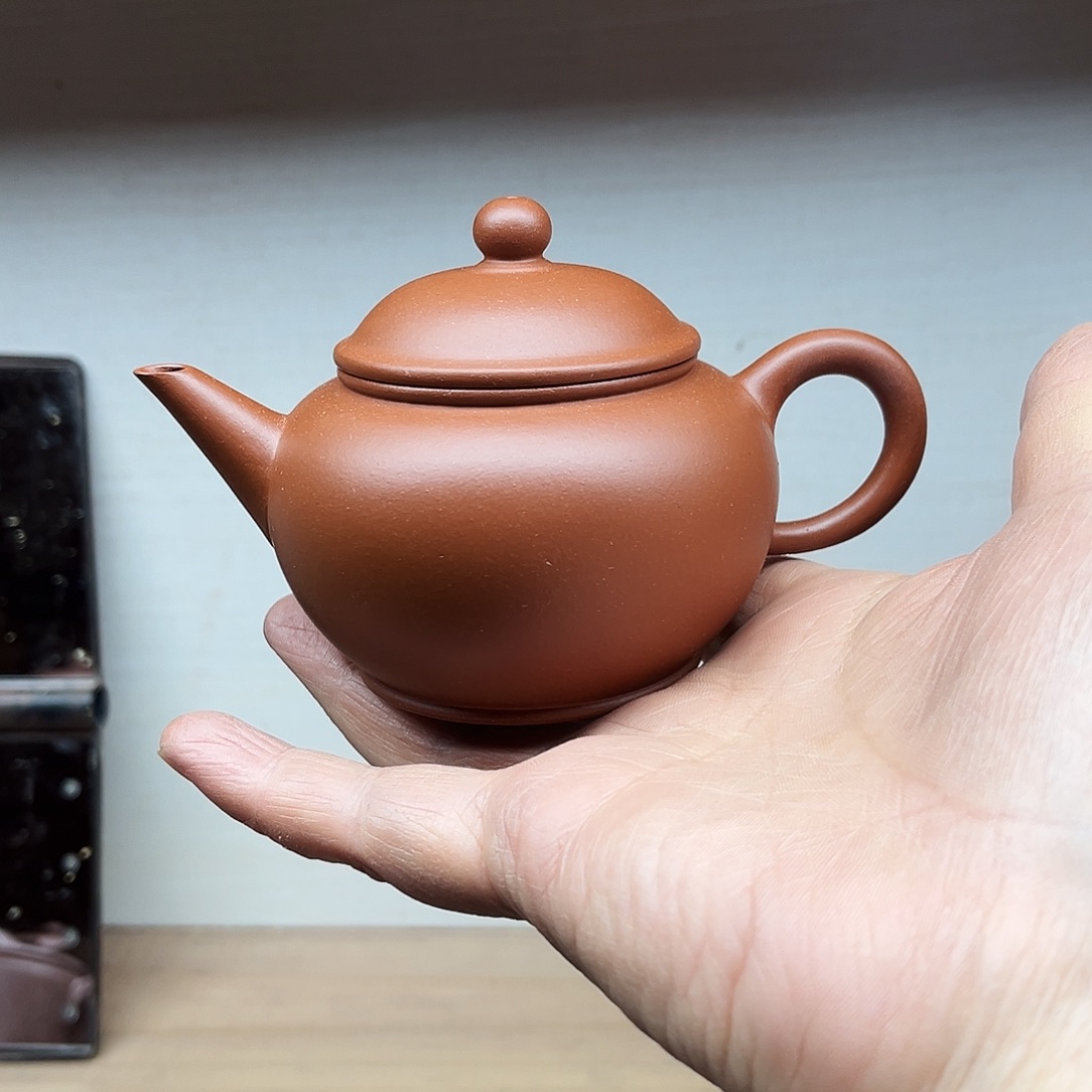 谭***生茶壶紫砂半手工小水平小红泥