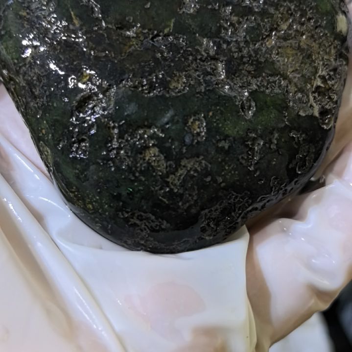 清***天有机玻璃藏玉药王石原石