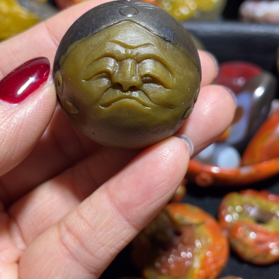 石***头玛瑙/玉髓合金颈饰