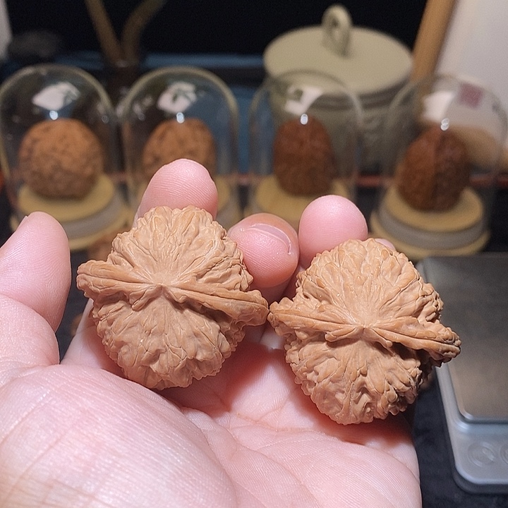 吊坠文玩核桃全品白狮子