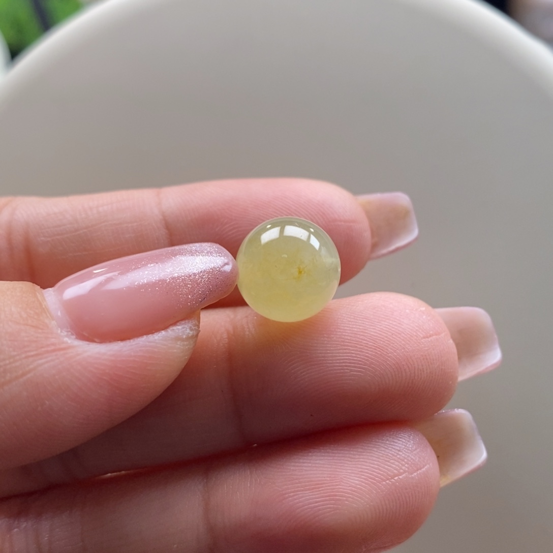 翡翠未镶嵌吊坠(不含链)翡翠冰黃珠卡11.8