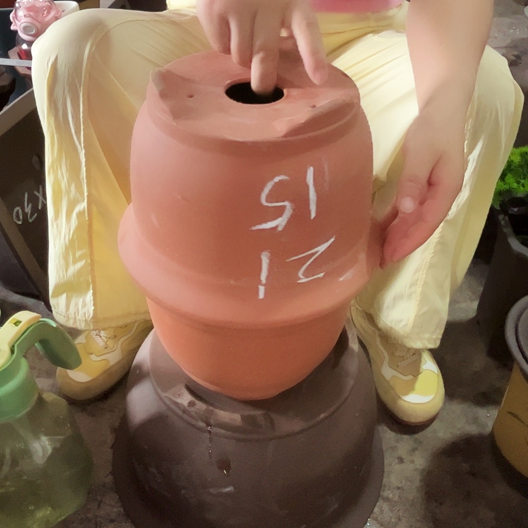 素面小马21-21花盆花盆