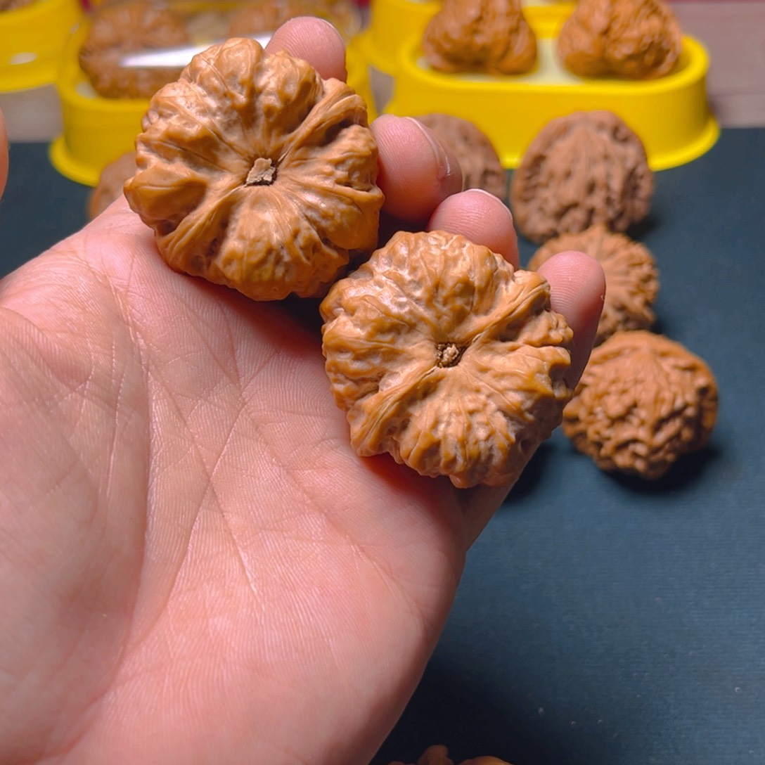 文玩核桃把件扬*蛤蟆头41全品