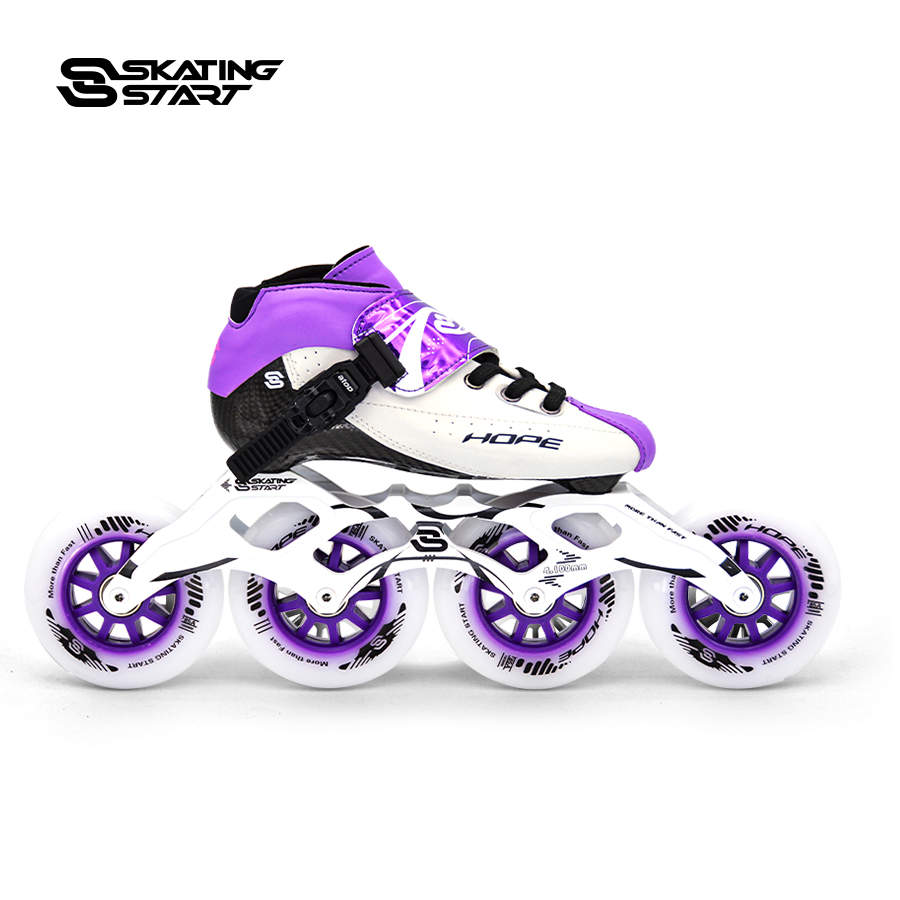 滑启HOPES3全碳纤儿童成人专业速滑鞋轮滑鞋溜冰鞋直排旱冰鞋男女