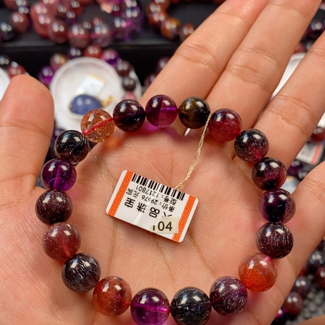 水晶手链未镶嵌黑加仑超七1217801