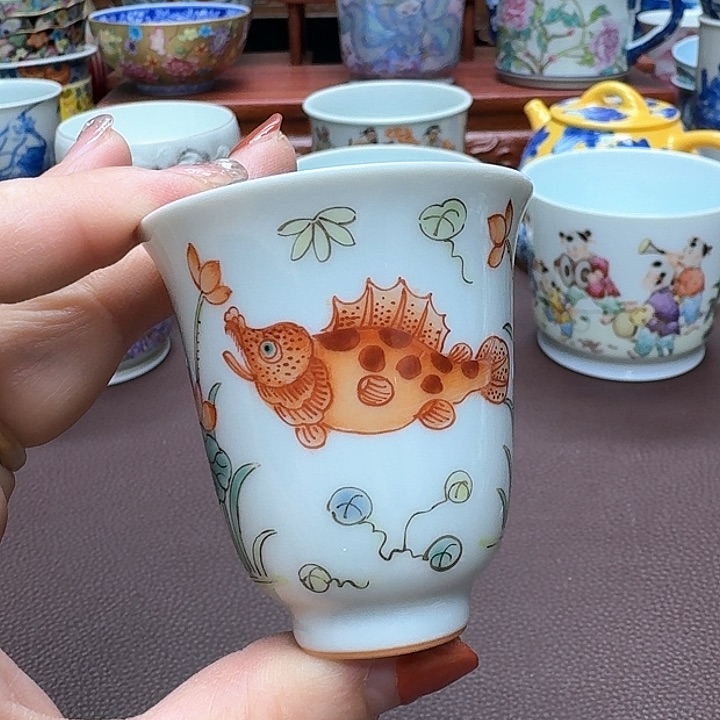 瓷片景德镇仿古手工制作精品展示