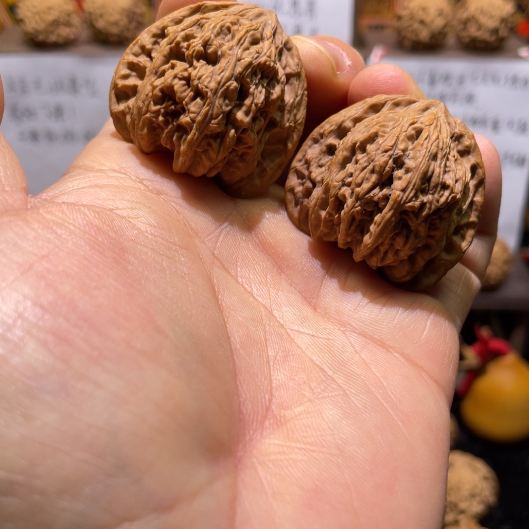 吊坠文玩核桃37尺密纹