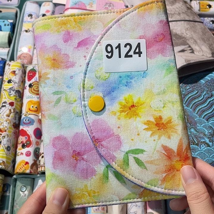 织绣A6活页不送纸9124