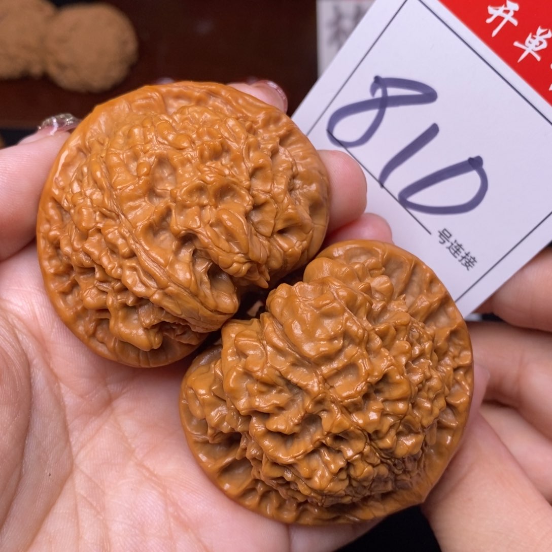 文玩核桃把件810官帽5.3