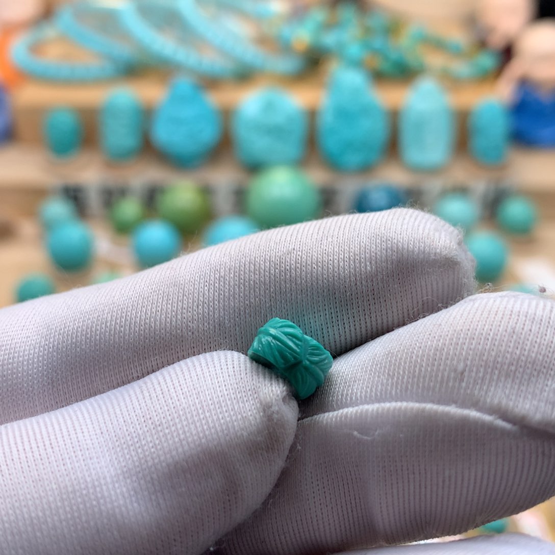 绿松石珠宝奇石未镶嵌