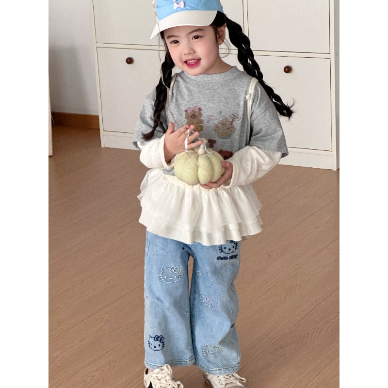 【黎安当当】2025春款新款宽松小熊套装-66037