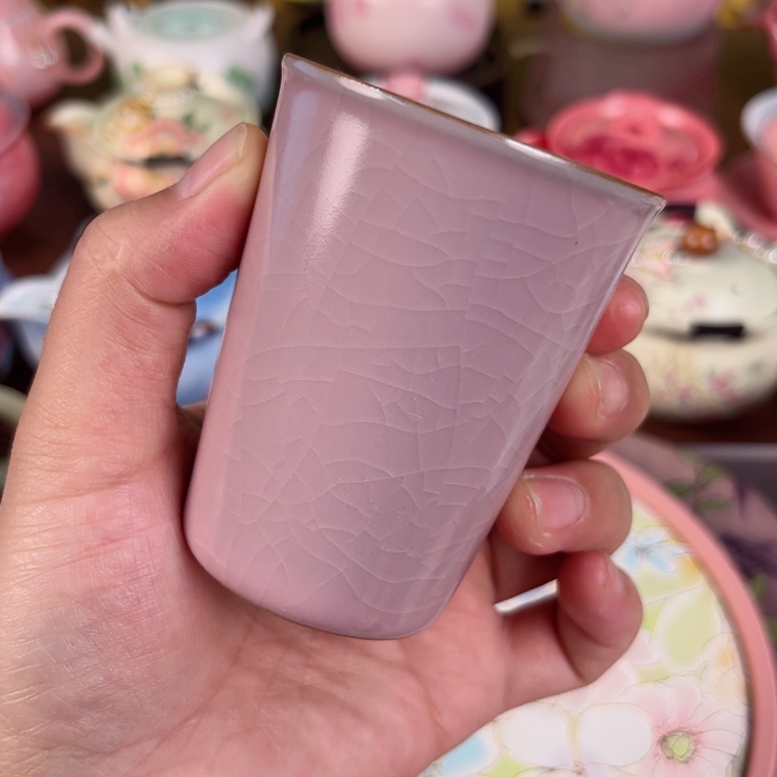 陶瓷粉汝可乐杯120ml