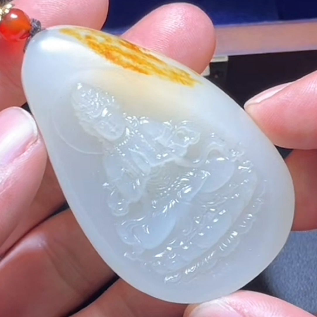 和田玉玉石挂件 d1224拍一发一