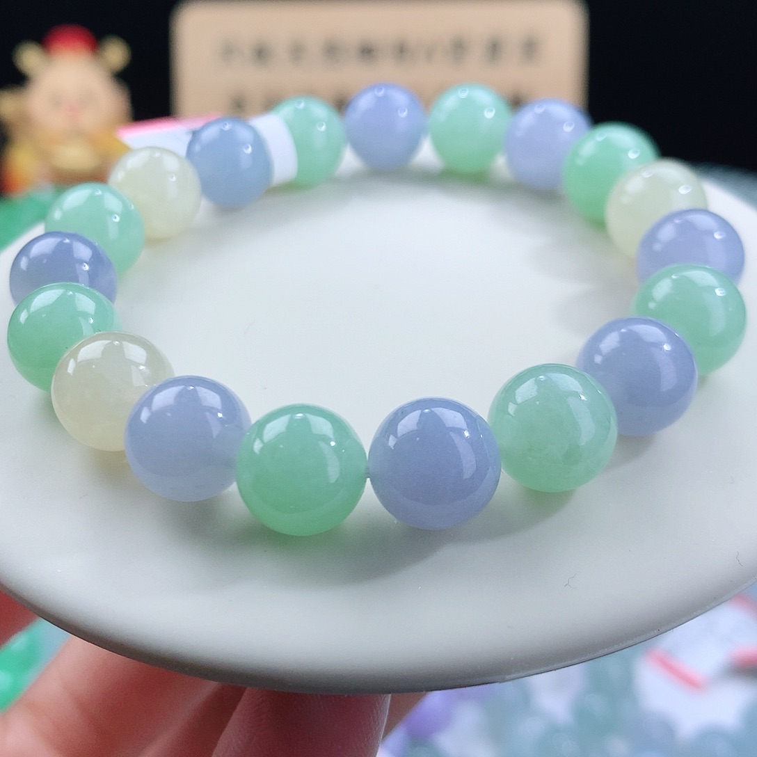 翡翠手链未镶嵌卡10