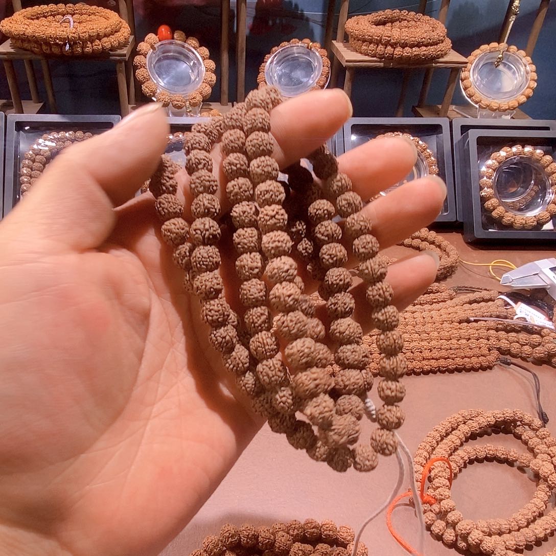 金刚菩提吊坠麦穗盘龙 108