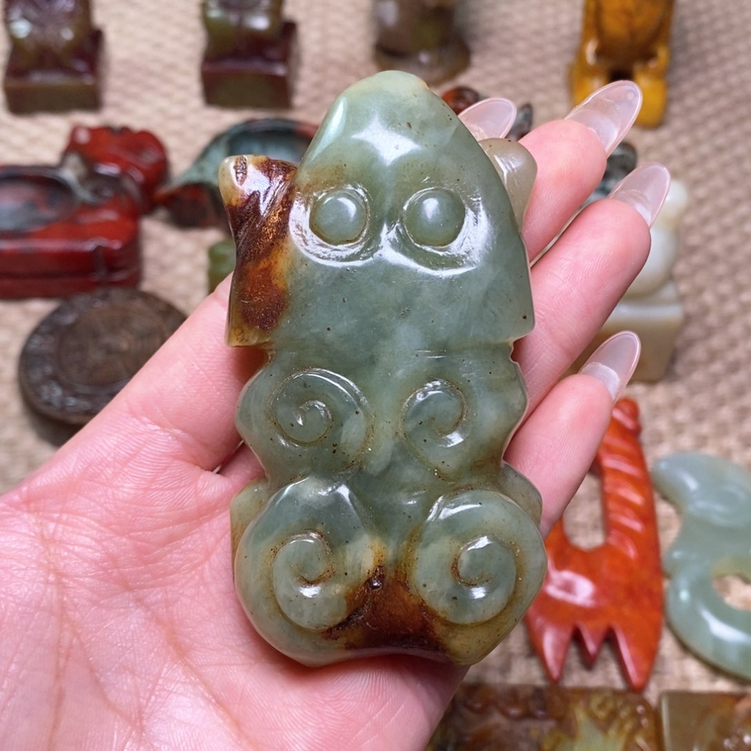 白玉菩提吊坠白玉菩提白玉菩提摆件