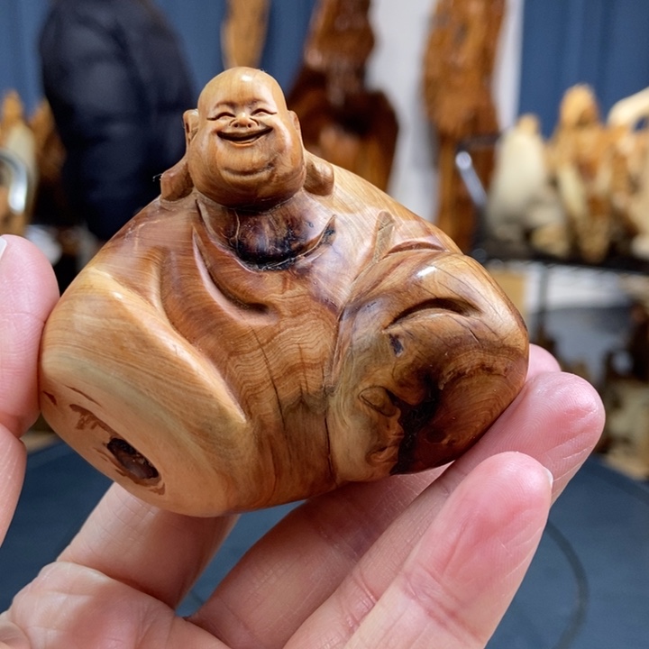 柏木（崖柏）手把件