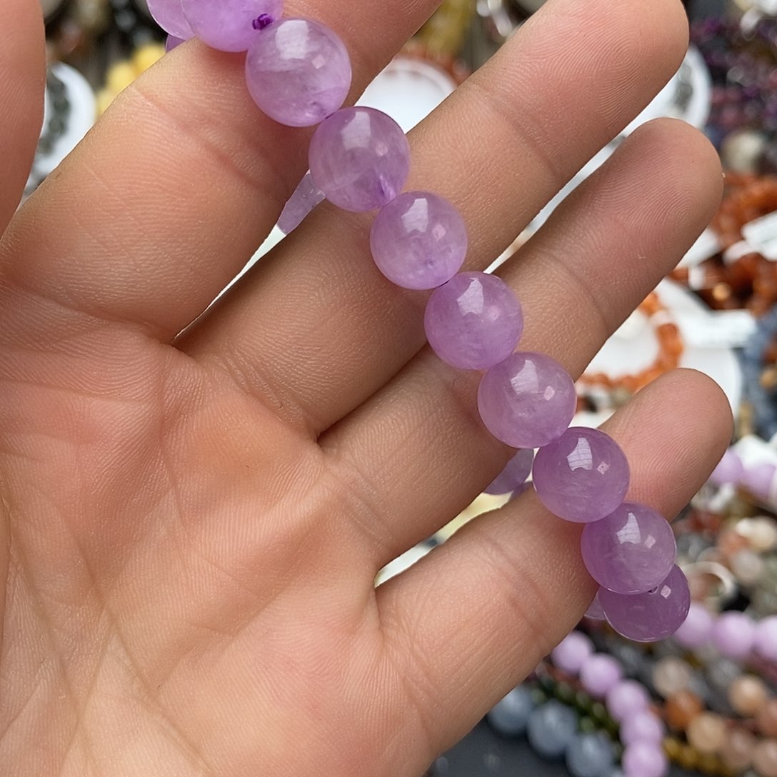 锂辉石手链未镶嵌手链