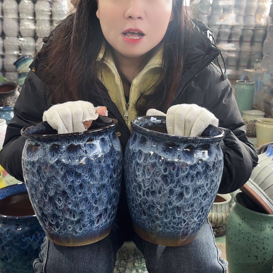 正品两个高21/17红陶