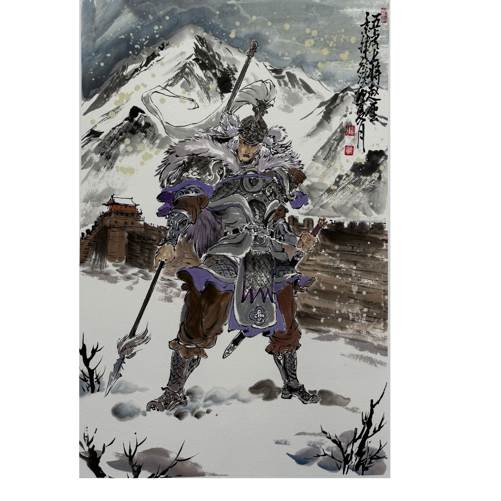 戴总专属——宋景辉老师2.7平尺人物作品（赵云）