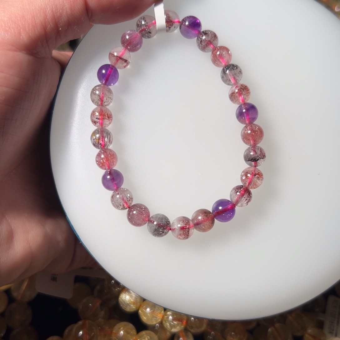 未镶嵌手链水晶超七