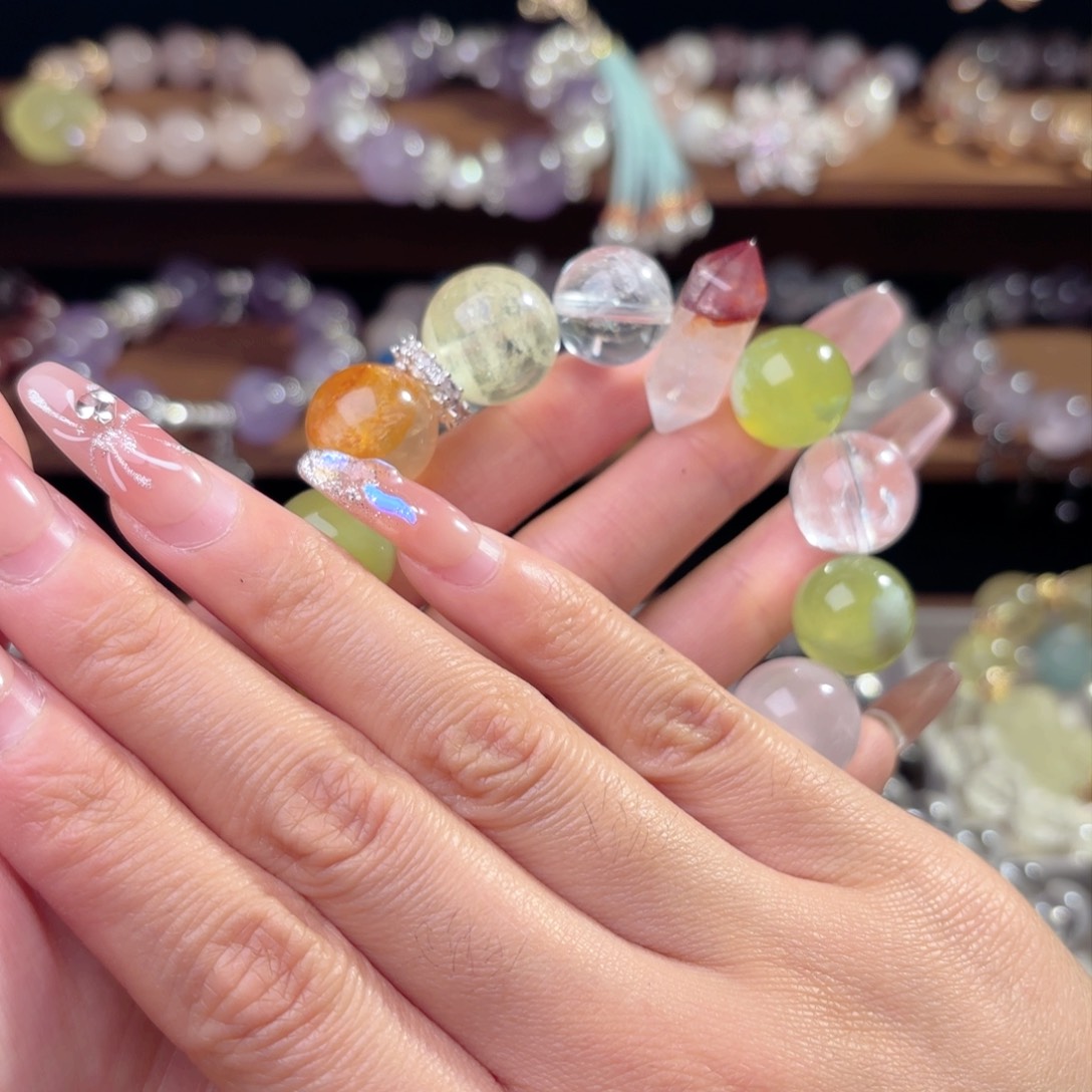 水晶手链合金戀**手串