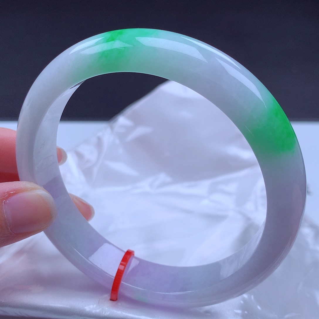 未镶嵌手镯翡翠l**a63-64手镯001987