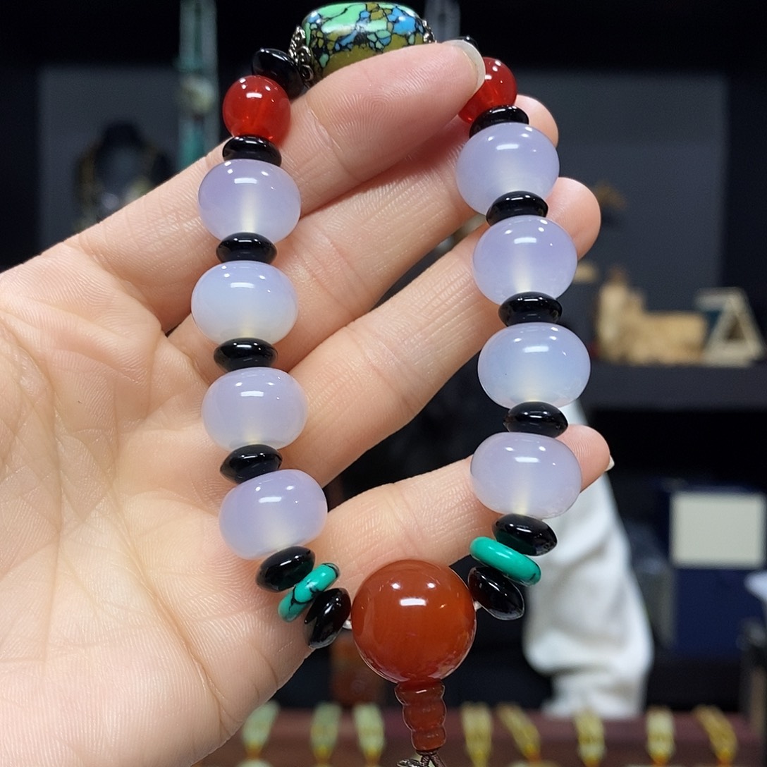 玛瑙/玉髓手链未镶嵌