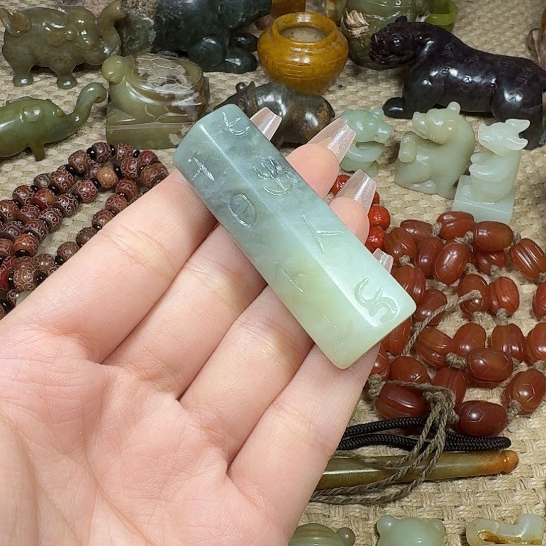 白玉菩提吊坠挂件