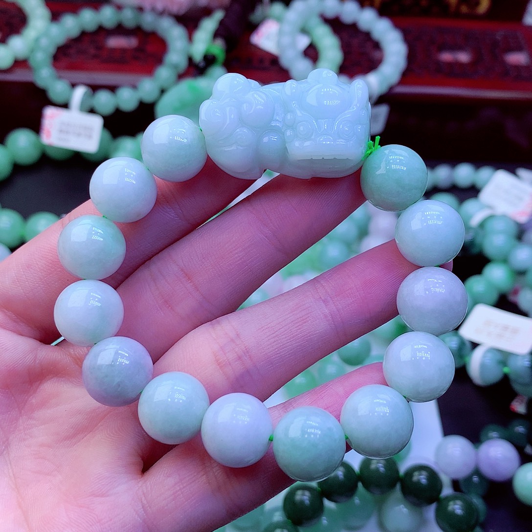 翡翠未镶嵌毛衣链