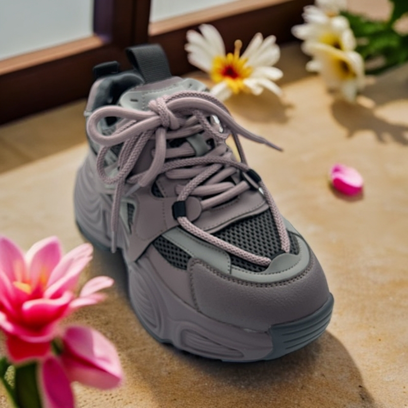 G2厚底胶粘老爹鞋时尚休闲鞋网面夏季百搭女士鞋子639-1