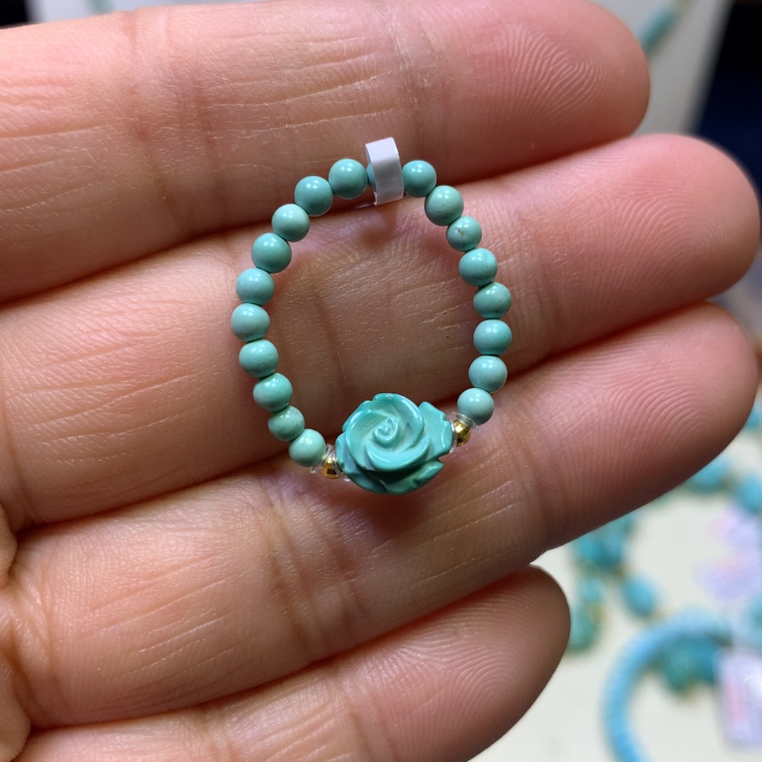 绿松石未镶嵌戒指