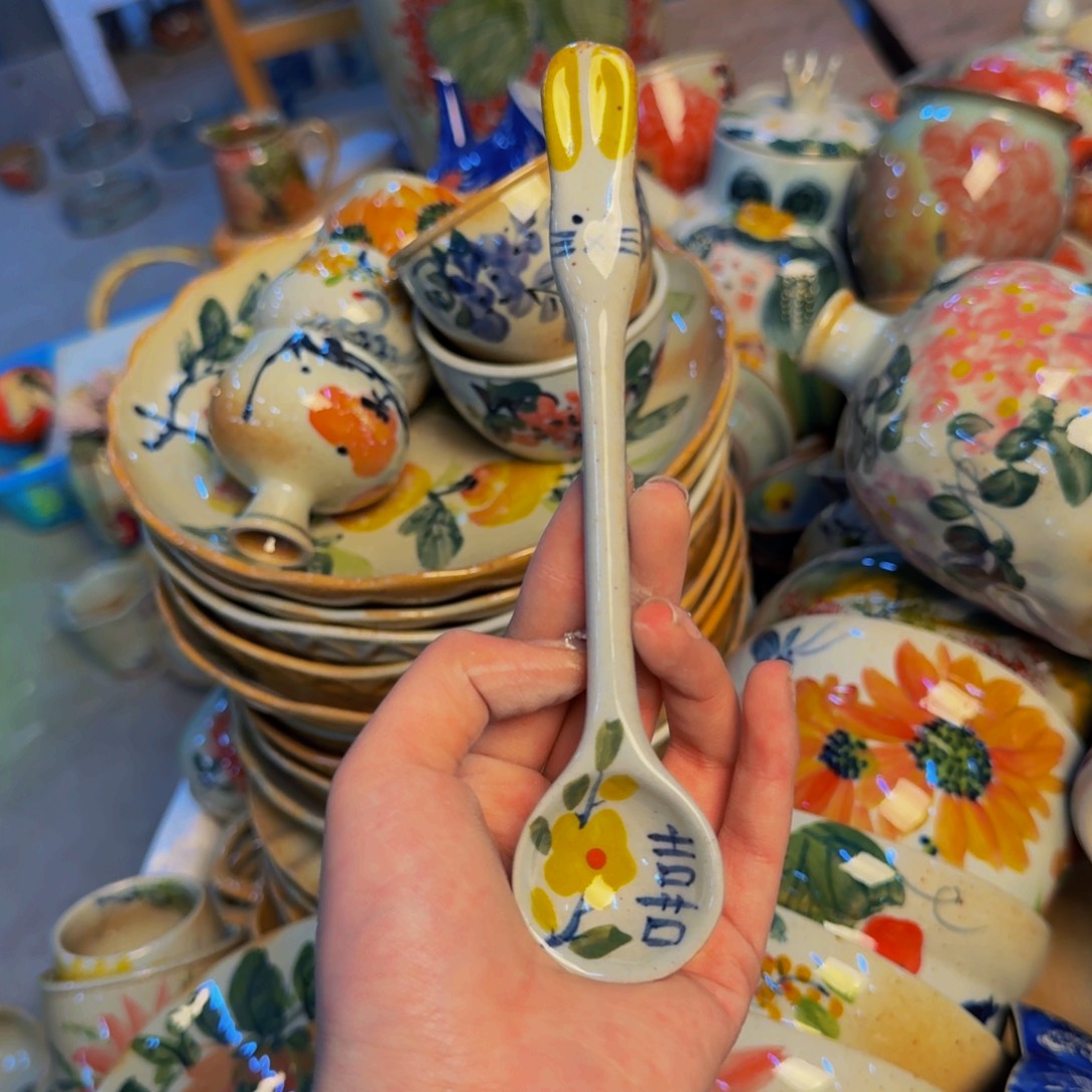 瓷片景德镇陶瓷手工手绘