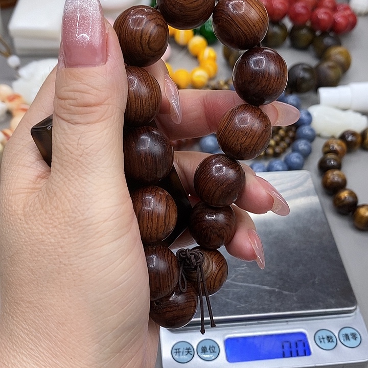 大果紫檀（缅甸花梨）加厚无事牌