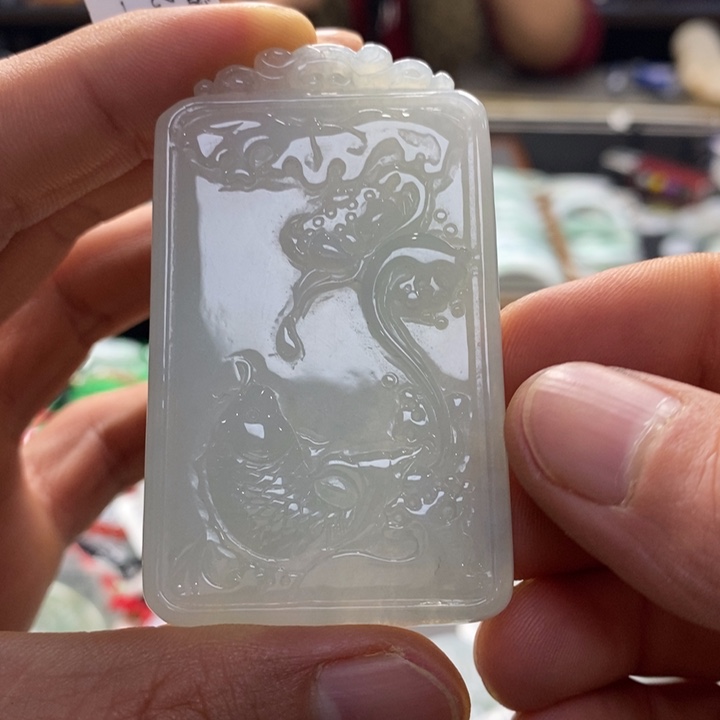 翡翠吊坠(不含链)未镶嵌翡翠挂件吊坠